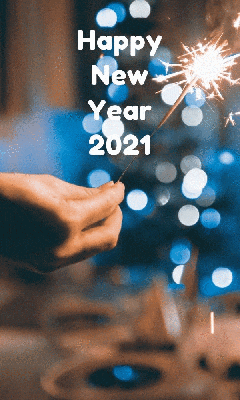 Sztuczne ognie szczęśliwego nowego roku 2021